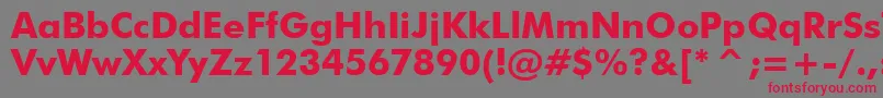 Tt0144m Font – Red Fonts on Gray Background