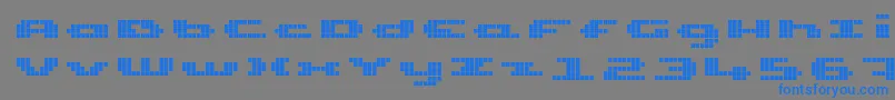 fuente UpTinyLcdFour – Fuentes Azules Sobre Fondo Gris