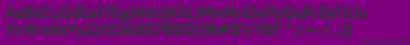 Quarcanormbold Font – Black Fonts on Purple Background