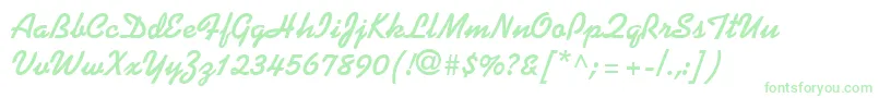 Daddario1 Font – Green Fonts