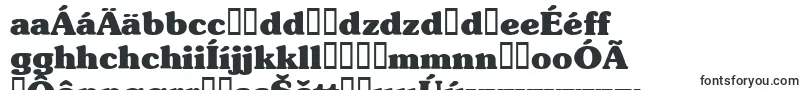 Fonte TypographersubwayBlack – fontes eslovacas