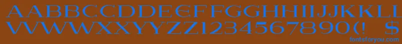 Подробнее о шрифте Lausanne Шрифт Lausanne – синие шрифты на коричневом фоне
