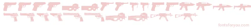 Guns2 Font – Pink Fonts