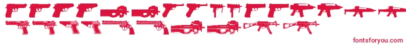 Guns2 Font – Red Fonts