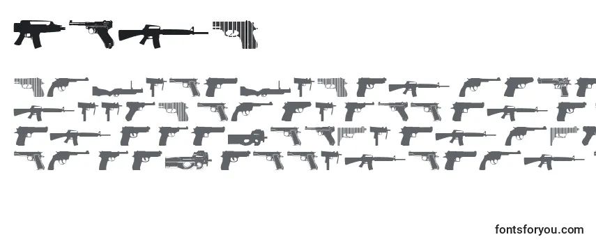 Обзор шрифта Guns2