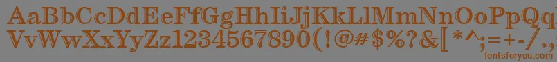 More about CenturyHandtooledItc Font CenturyHandtooledItc Font – Brown Fonts on Gray Background