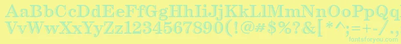 More about CenturyHandtooledItc Font CenturyHandtooledItc Font – Green Fonts on Yellow Background