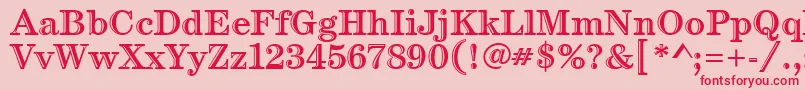 More about CenturyHandtooledItc Font CenturyHandtooledItc Font – Red Fonts on Pink Background