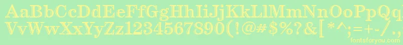 More about CenturyHandtooledItc Font CenturyHandtooledItc Font – Yellow Fonts on Green Background
