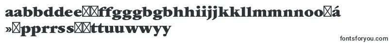 フォントItcgaramondstdUlt – ヨルバ文字