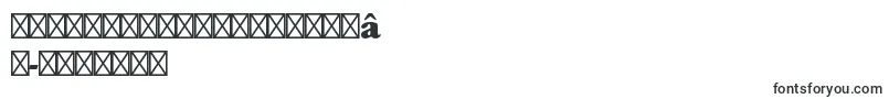 フォントItcgaramondstdUlt – ヘブライ文字