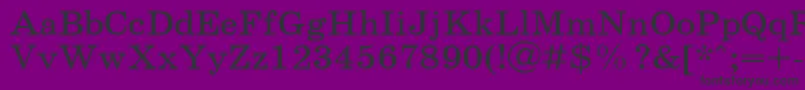 SchoolPlain.001.001110n-Schriftart – Schwarze Schriften auf violettem Hintergrund