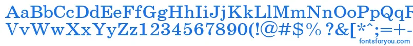 フォントSchoolPlain.001.001110n – 青いフォント