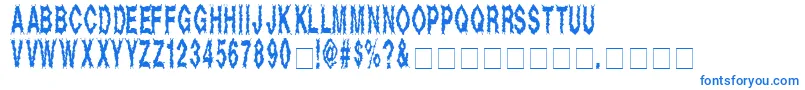 Подробнее о шрифте Deada Шрифт Deada – синие шрифты на белом фоне