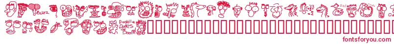 DoodleDudesOfDoom Font – Red Fonts