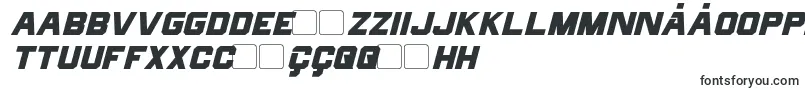 Шрифт CyberfallItalic – узбекские шрифты