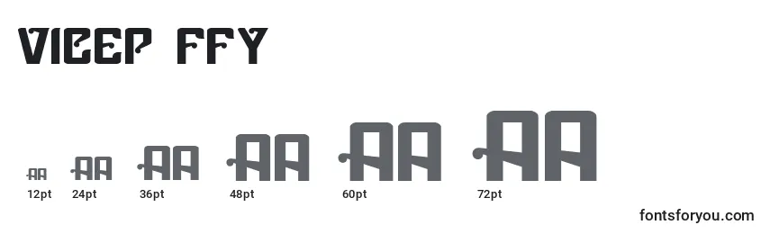 Vicep ffy Font Sizes