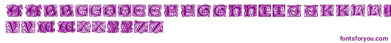 JeffRegular Font – Purple Fonts on White Background