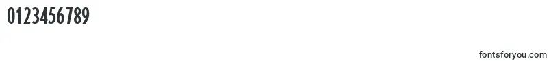 ErbarRegularDb-Schriftart – Schriften für Zahlen und Nummern