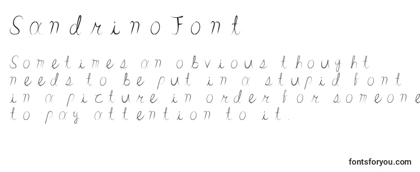 SandrinoFont Font