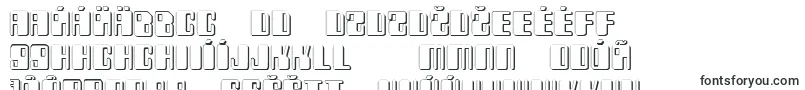 Шрифт Zyborgs3D – словацкие шрифты