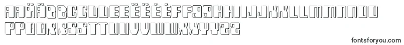 Zyborgs3D-Schriftart – mazedonische Schriften