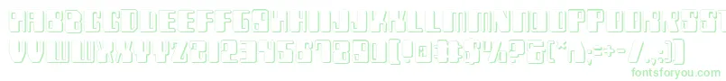 Zyborgs3D Font – Green Fonts