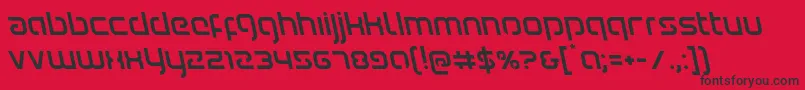 Youngerbloodleft Font – Black Fonts on Red Background