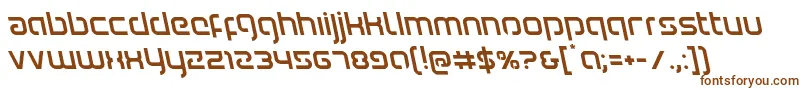 Youngerbloodleft Font – Brown Fonts on White Background