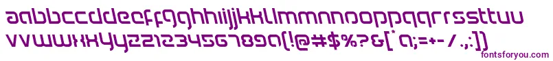 Youngerbloodleft Font – Purple Fonts on White Background