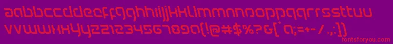 Youngerbloodleft Font – Red Fonts on Purple Background