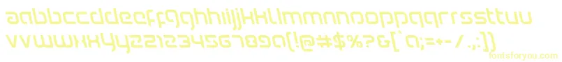 Youngerbloodleft Font – Yellow Fonts on White Background