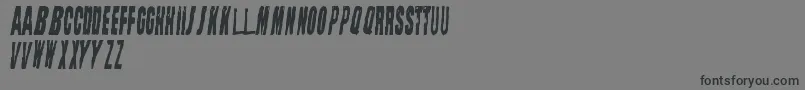 StraightFaced Font – Black Fonts on Gray Background