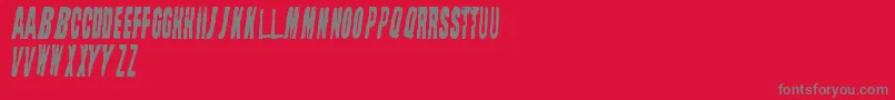 Шрифт StraightFaced – серые шрифты на красном фоне