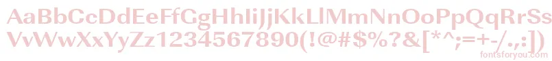 Urwimperialtextbolextwid Font – Pink Fonts on White Background