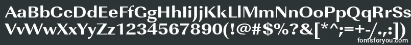Urwimperialtextbolextwid Font – White Fonts