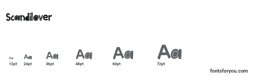 Scandilover Font Sizes