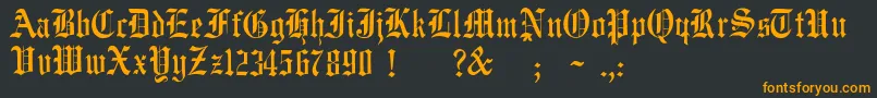 More about JmhWulfilaNew Font JmhWulfilaNew Font – Orange Fonts on Black Background