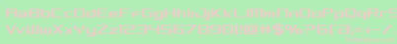 Concieliancond Font – Pink Fonts on Green Background