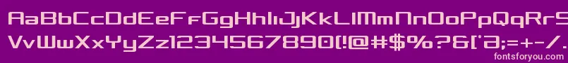 Concieliancond Font – Pink Fonts on Purple Background