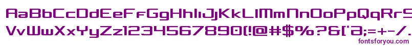Шрифт Concieliancond – фиолетовые шрифты на белом фоне