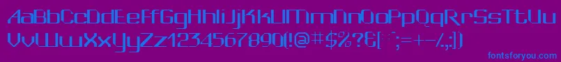 Подробнее о шрифте Wedgiessk Шрифт Wedgiessk – синие шрифты на фиолетовом фоне