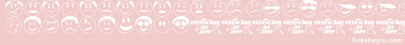 fuente ExpressionismJl – Fuentes Blancas Sobre Fondo Rosa