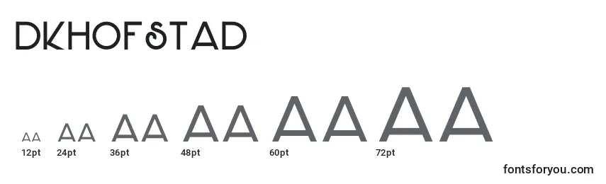 DkHofstad Font Sizes