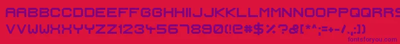 IgnisEtGlaciesExtraSharpBold Font – Purple Fonts on Red Background