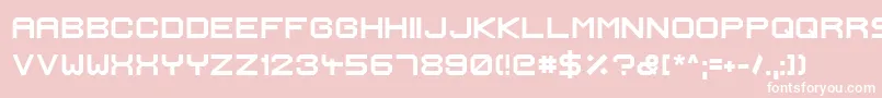 フォントIgnisEtGlaciesExtraSharpBold – ピンクの背景に白い文字