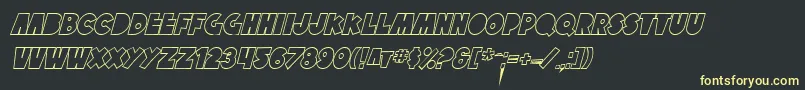 En savoir plus sur la police SfTattleTalesOutlineItalic Police SfTattleTalesOutlineItalic – polices jaunes sur fond noir