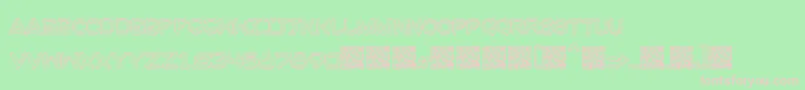 Moulden Font – Pink Fonts on Green Background