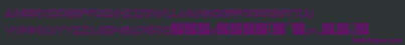 Шрифт Moulden – фиолетовые шрифты на чёрном фоне