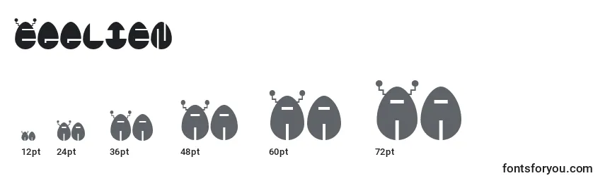 Größen der Schriftart Egglien